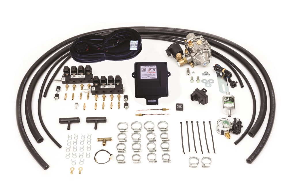 GASITALY SEQUENTIAL CNG KIT F3 OBD 8 CYL.